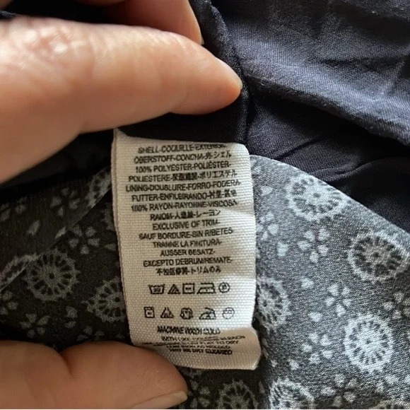 Free People Gray and Yellow Floral Maxi Skirt S M - Picture 8 of 9